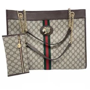 Gucci GG Supreme Rajah Large Tote like new